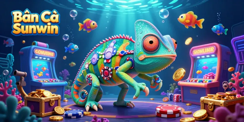 Catch fish in the colorful Bắn Cá Sunwin game with thrilling underwater action.